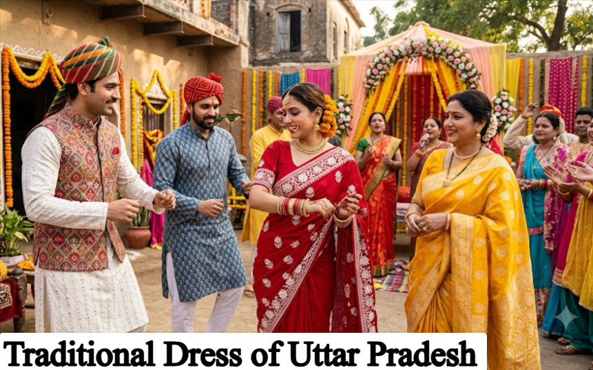 traditional dress of uttar pradesh